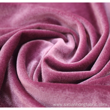 100% Polyester Korean Velvet Fabric